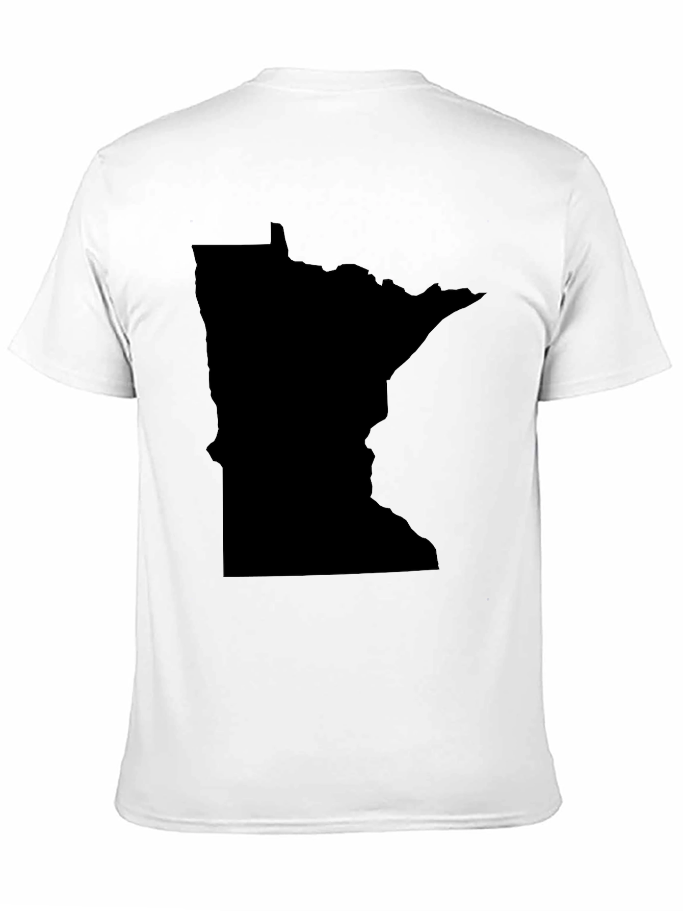 Minnesota State Silhouette T-Shirt - Black