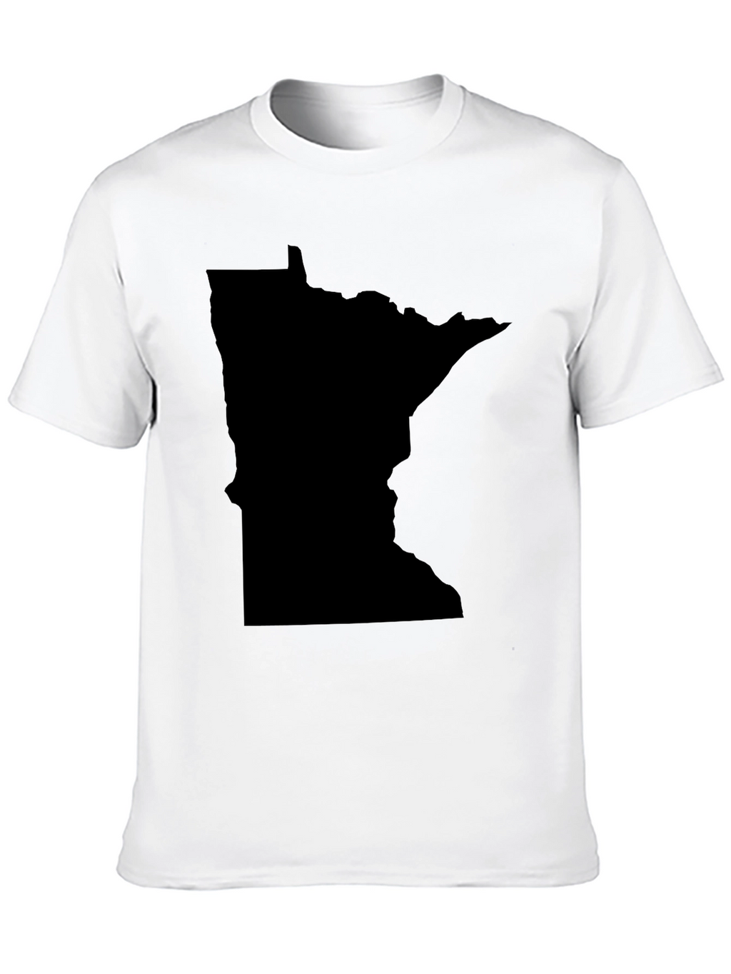 Minnesota State Silhouette T-Shirt - Black