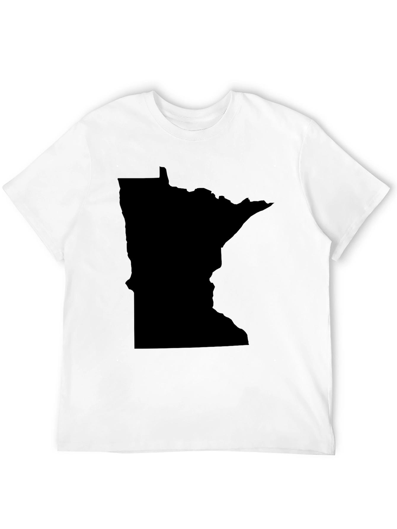 Minnesota State Silhouette T-Shirt - Black