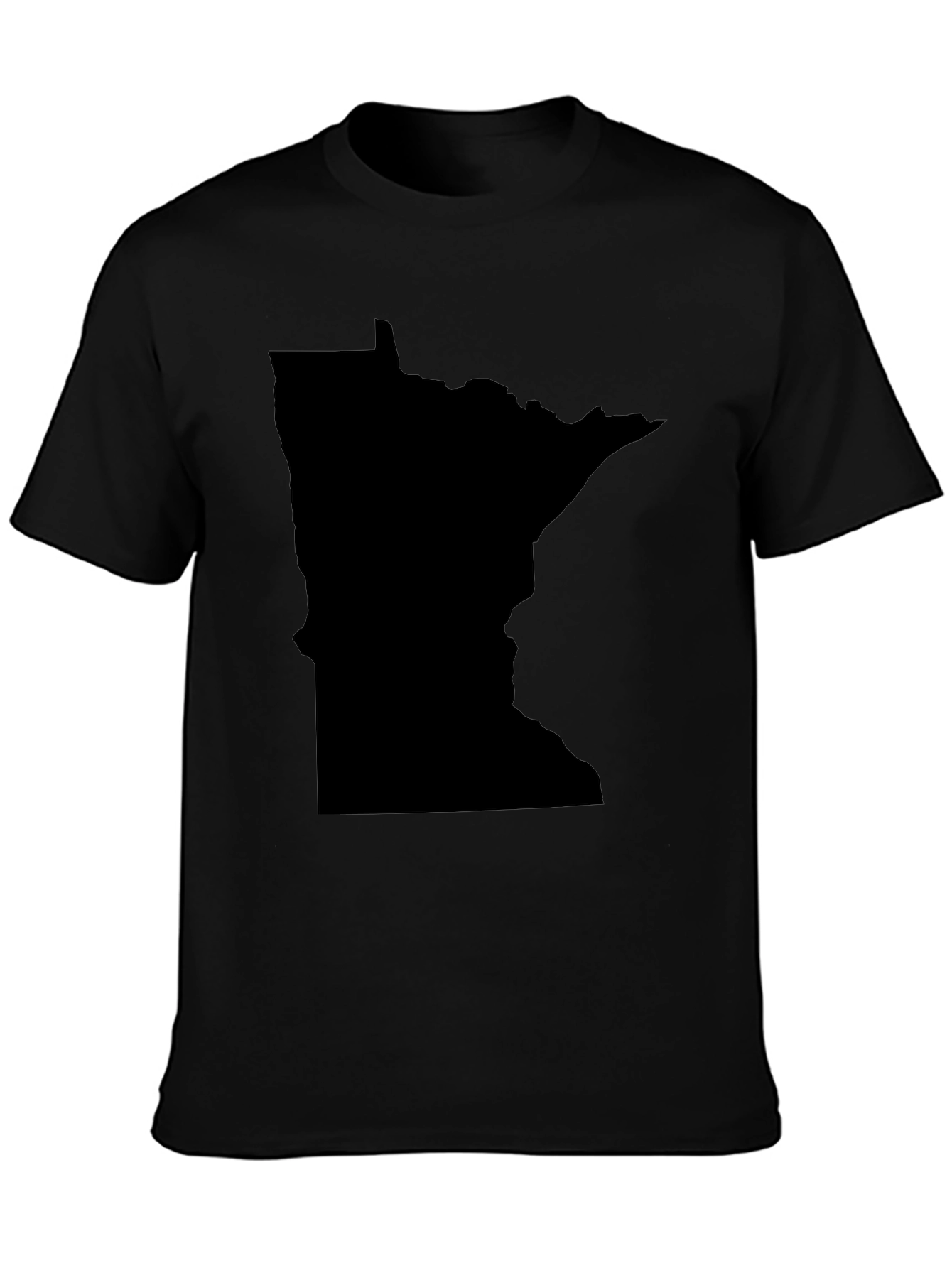 Minnesota State Silhouette T-Shirt - Black