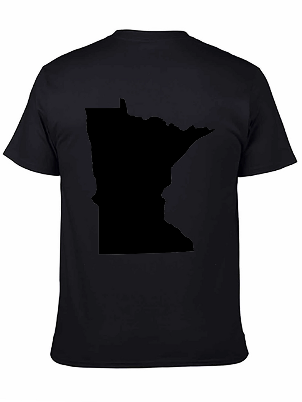 Minnesota State Silhouette T-Shirt - Black