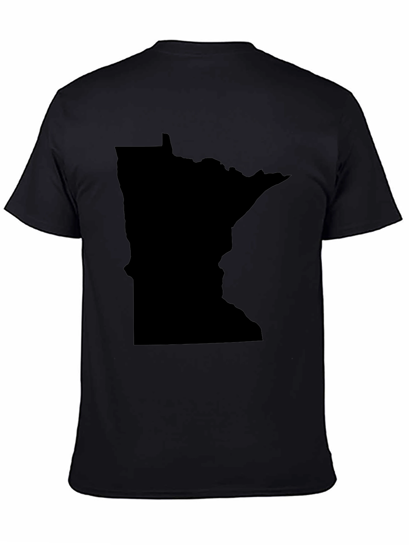 Minnesota State Silhouette T-Shirt - Black