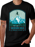 Jackson Hole Grand Teton Ski T-Shirt
