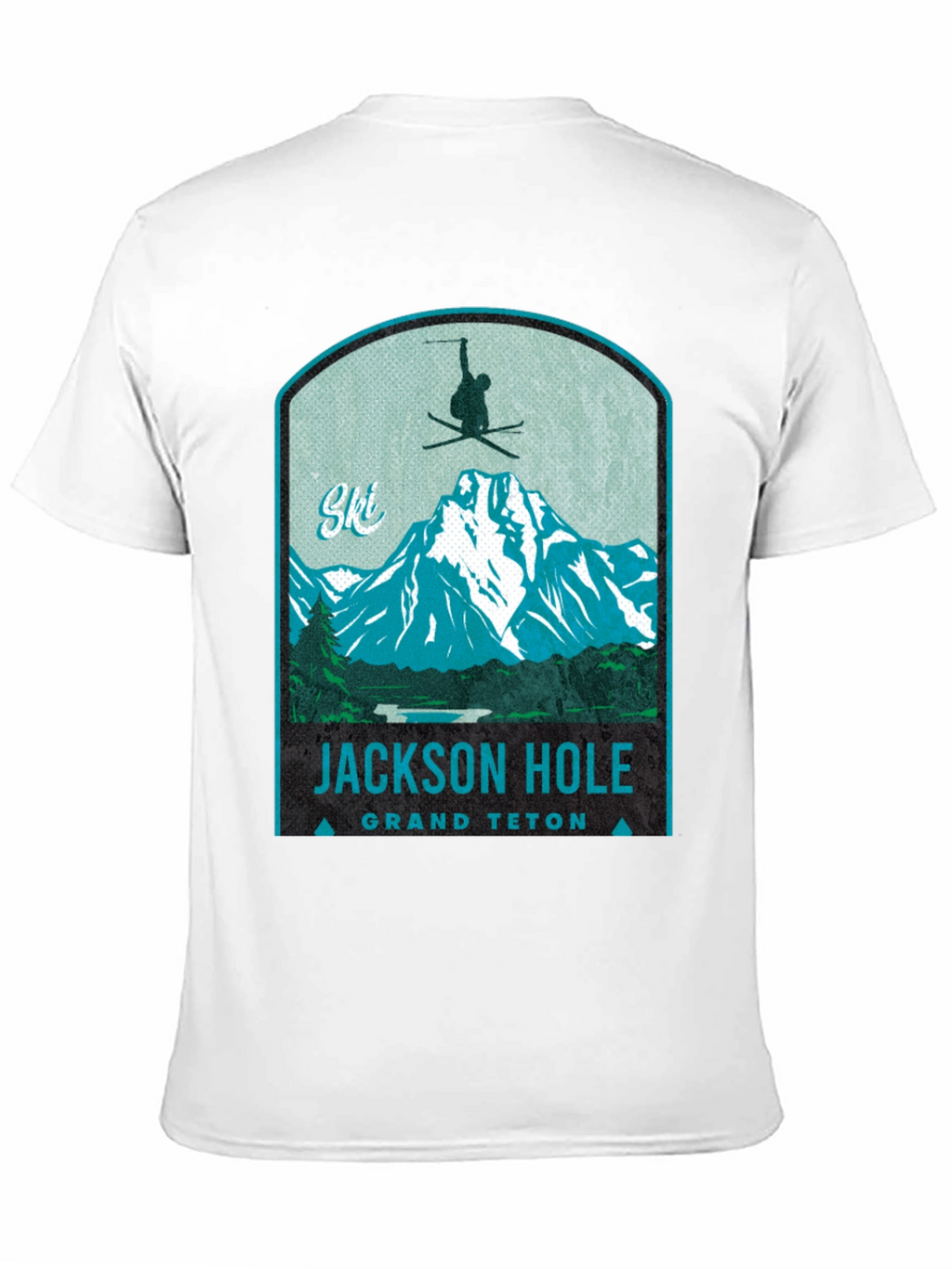Jackson Hole Grand Teton Ski T-Shirt