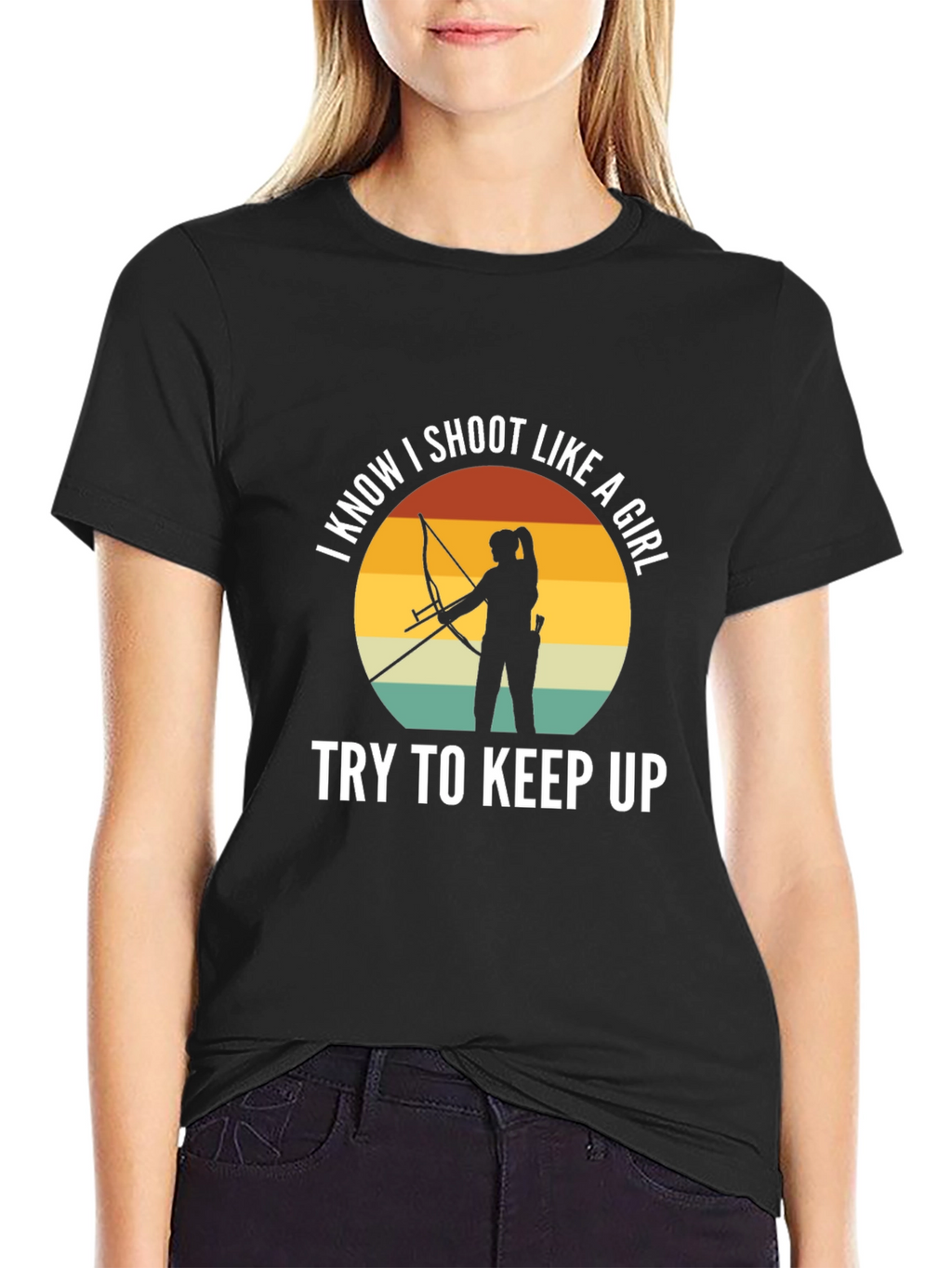 I Know I Shoot Like A Girl T-Shirt
