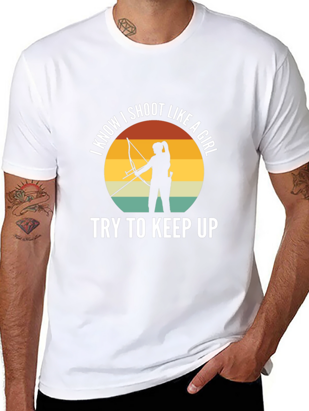I Know I Shoot Like A Girl T-Shirt