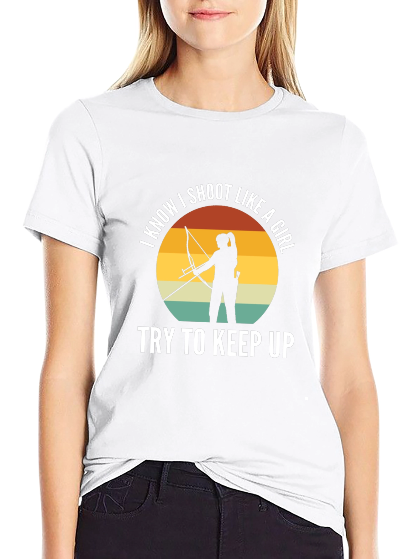 I Know I Shoot Like A Girl T-Shirt