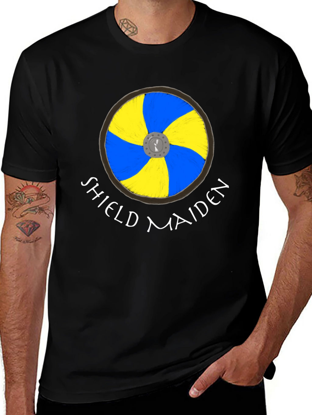 Shield Maiden Viking T-Shirt - Warrior Style