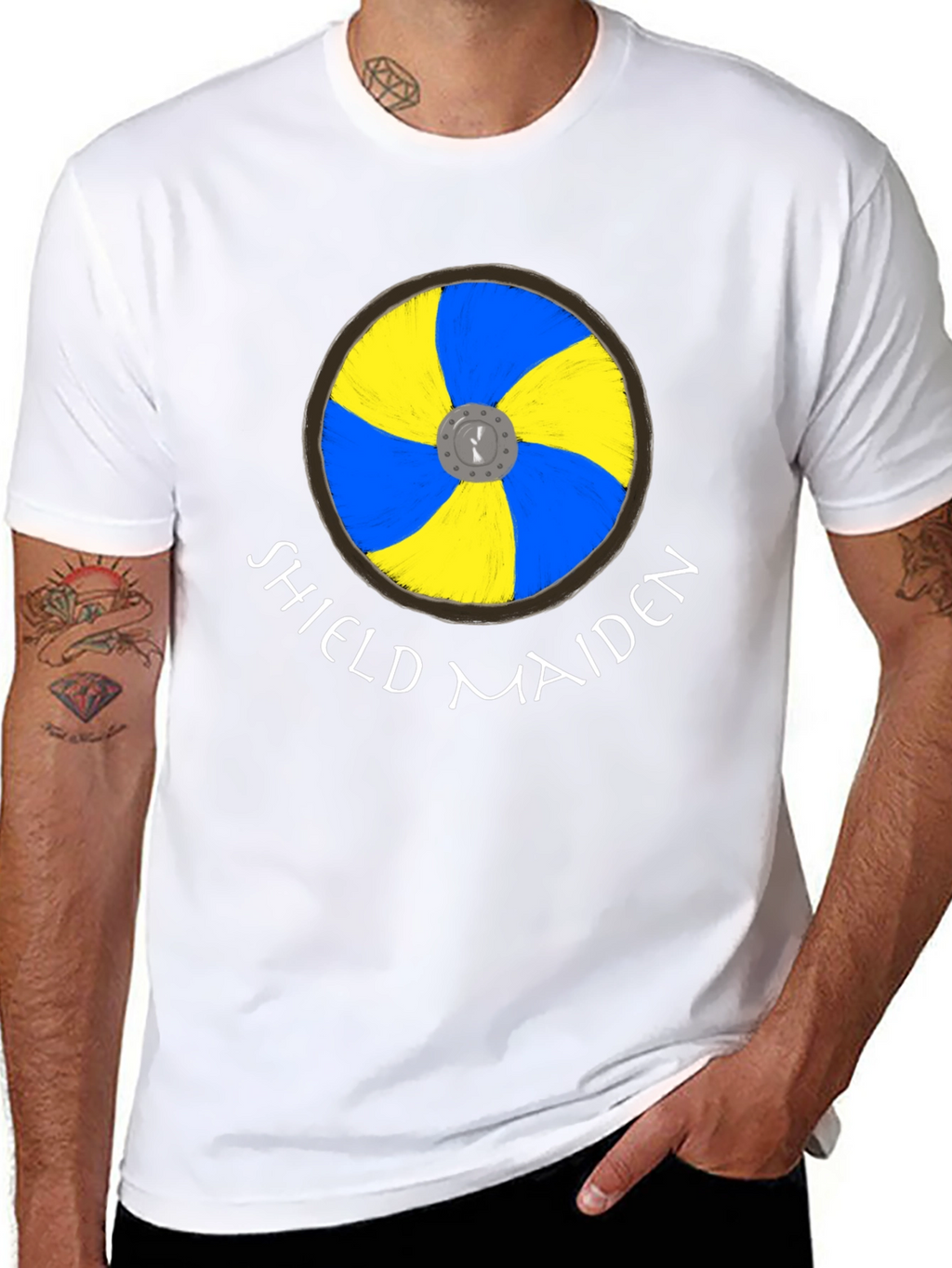 Shield Maiden Viking T-Shirt - Warrior Style