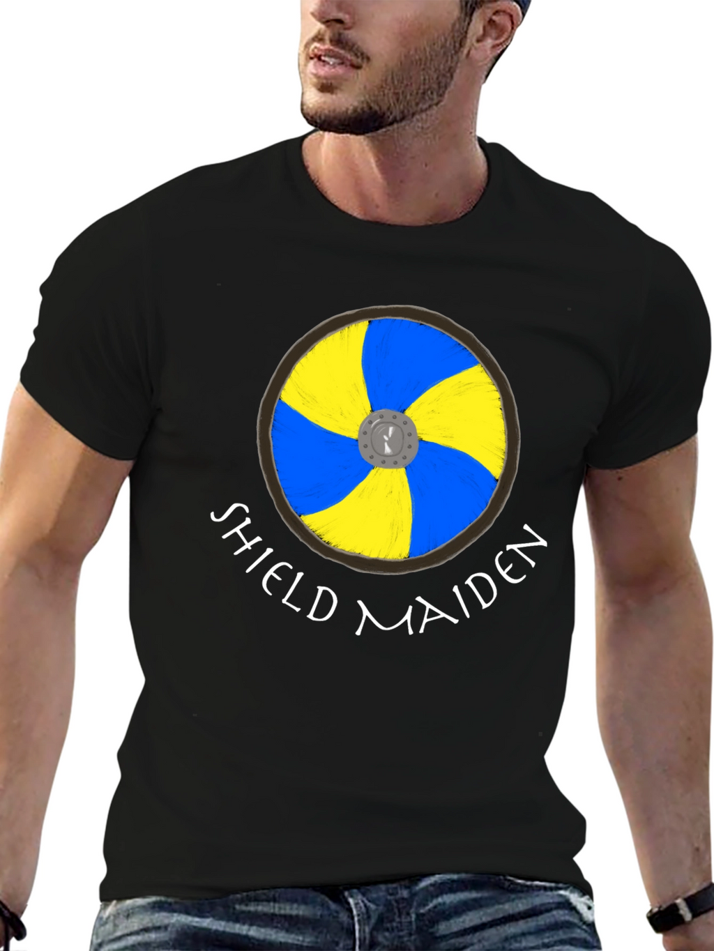 Shield Maiden Viking T-Shirt - Warrior Style