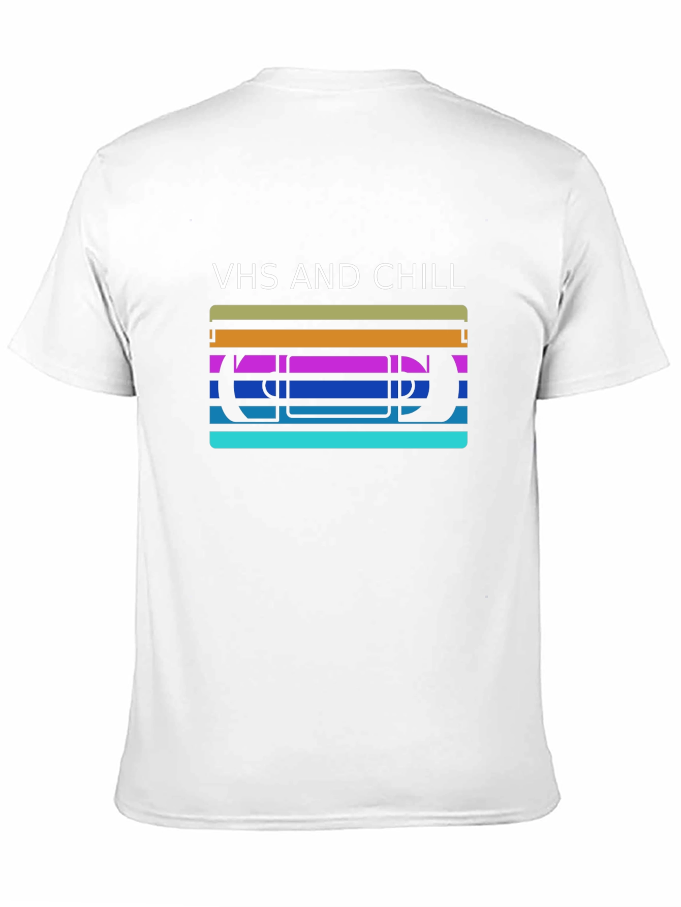 VHS and Chill Retro Graphic T-Shirt