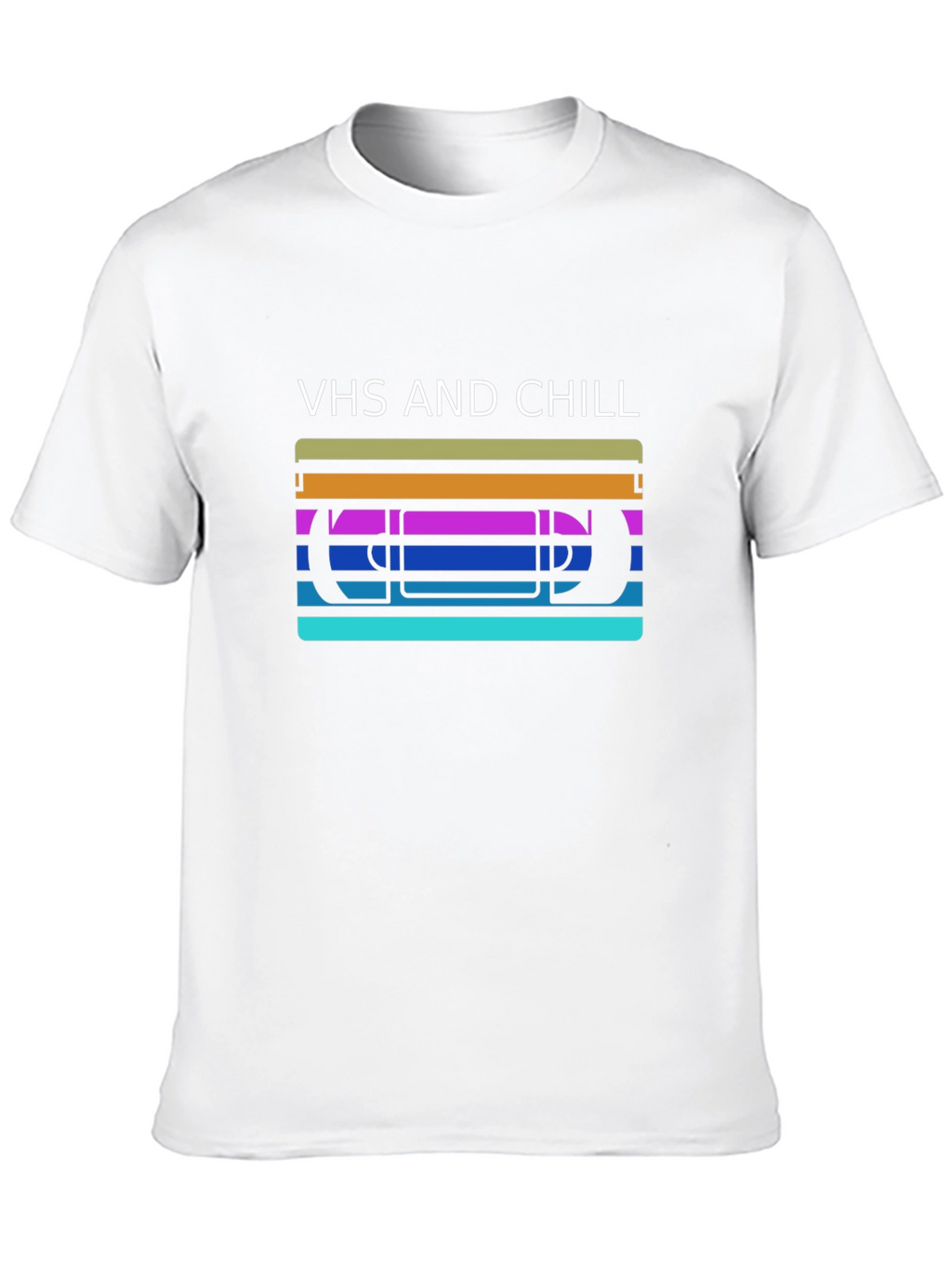 VHS and Chill Retro Graphic T-Shirt