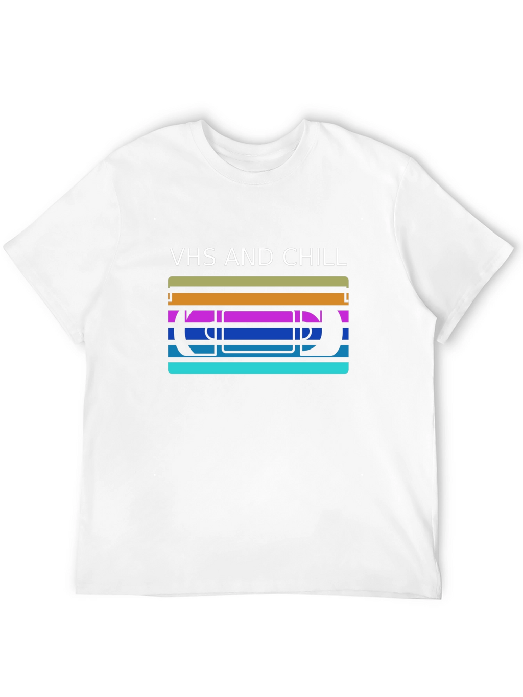VHS and Chill Retro Graphic T-Shirt