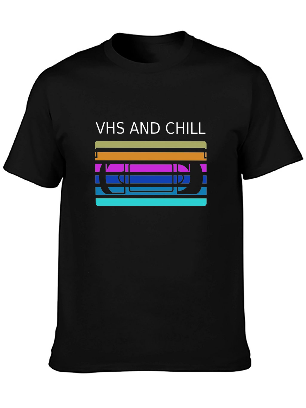 VHS and Chill Retro Graphic T-Shirt