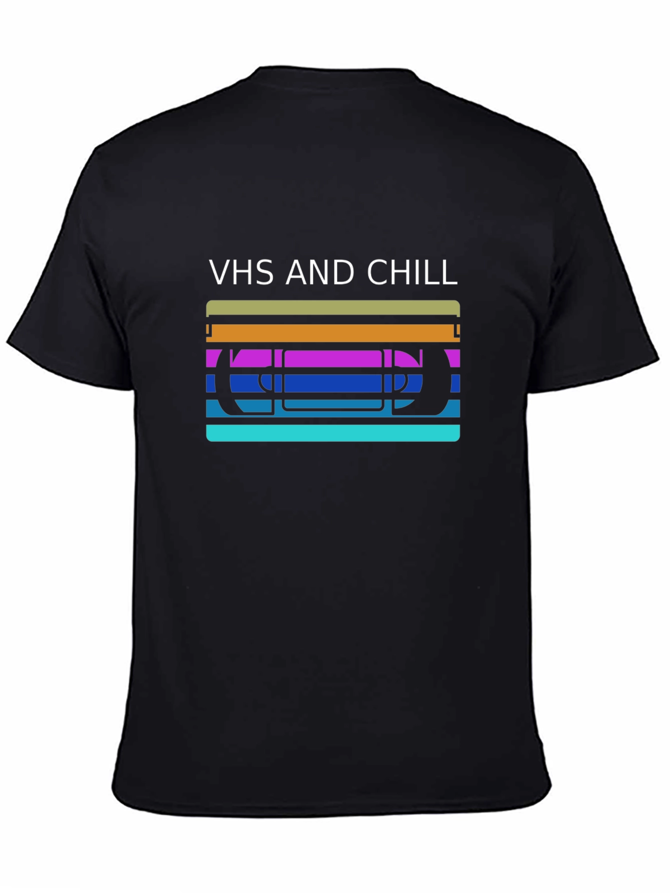 VHS and Chill Retro Graphic T-Shirt
