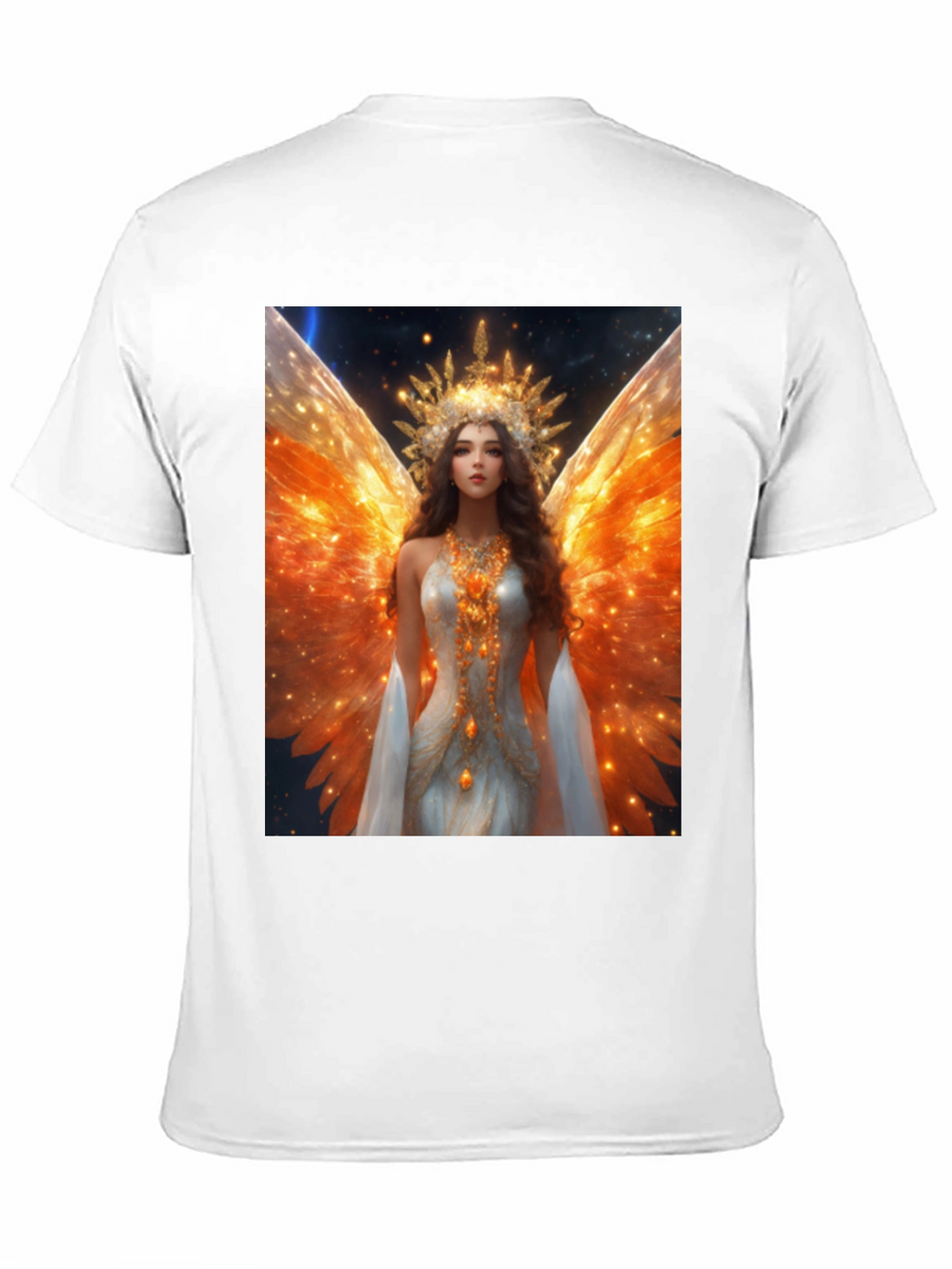 Angel Wings Graphic Black T-Shirt