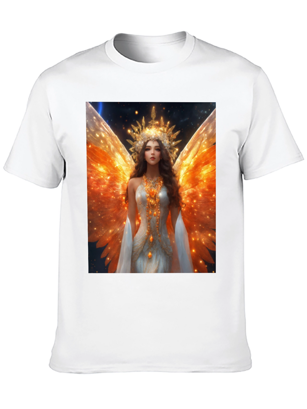 Angel Wings Graphic Black T-Shirt