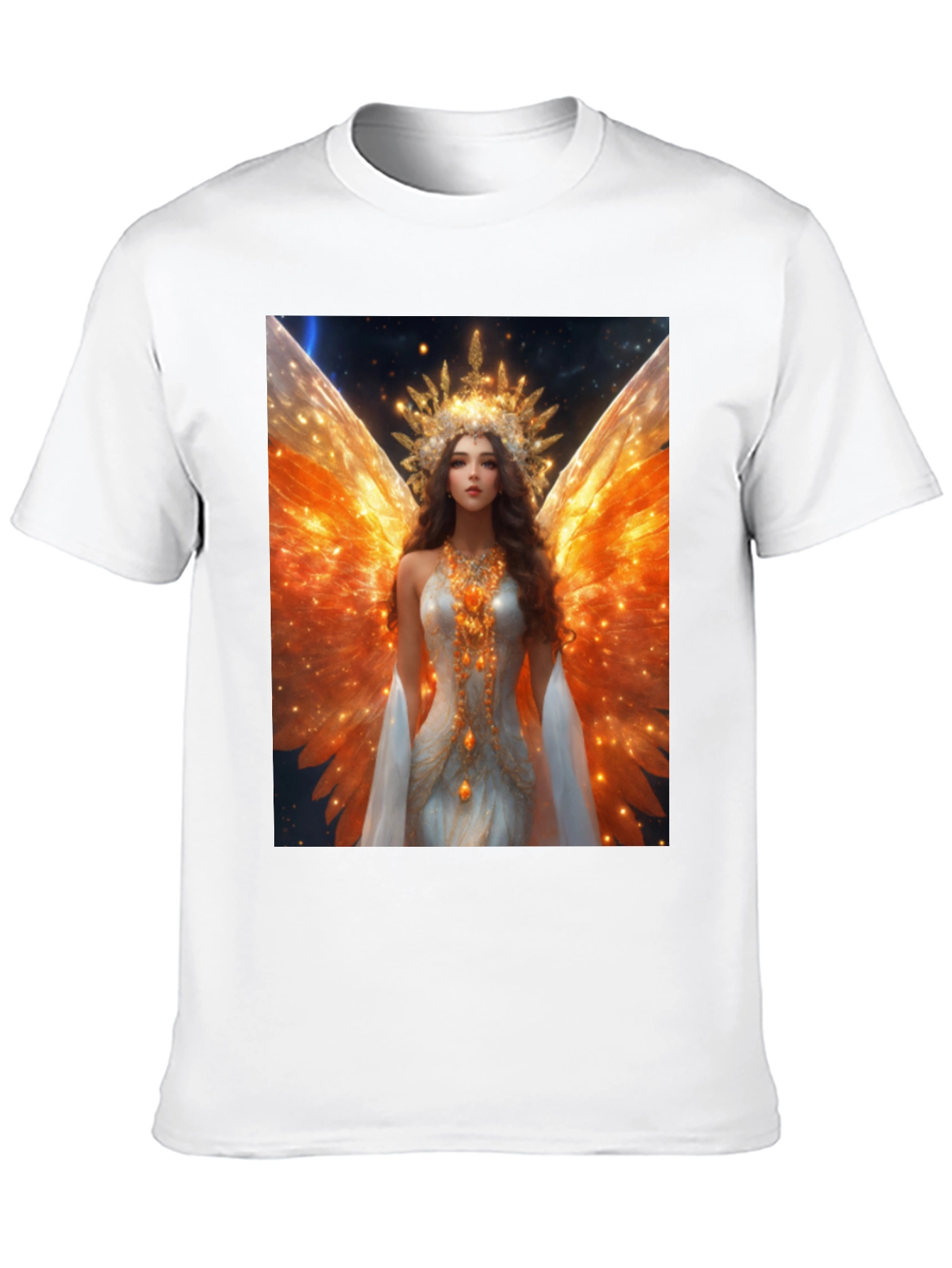 Angel Wings Graphic Black T-Shirt