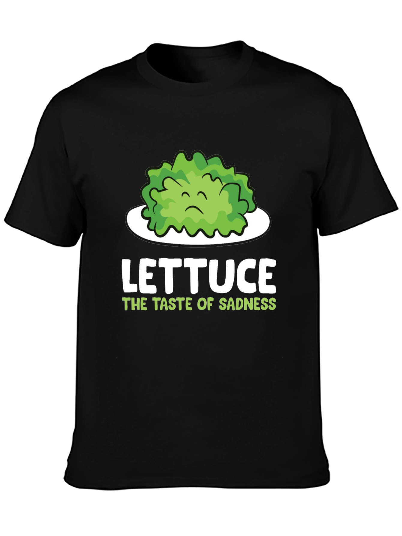 Lettuce Taste of Sadness T-Shirt - Funny Vegan Tee