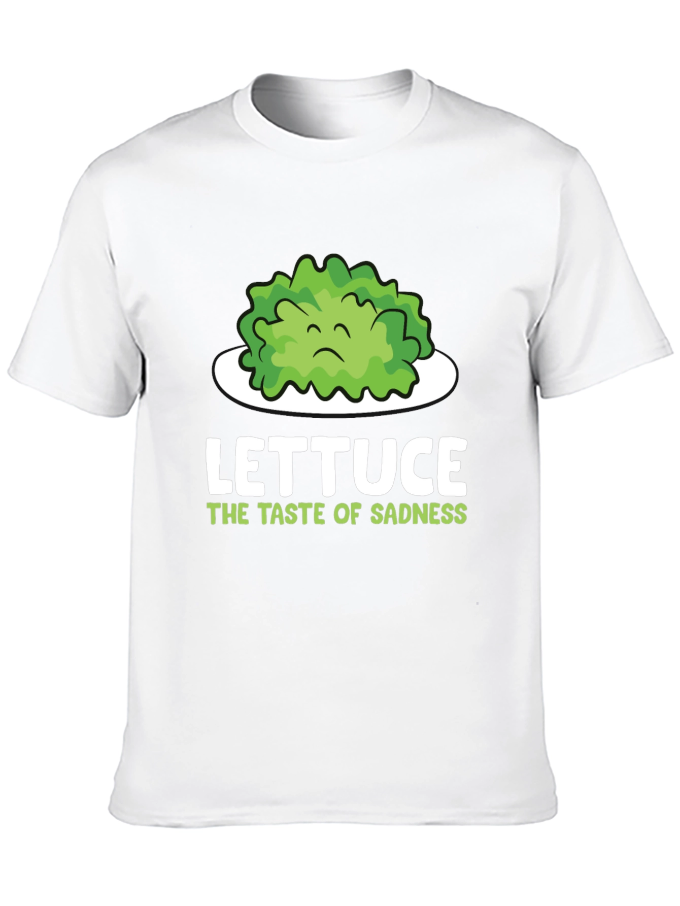 Lettuce Taste of Sadness T-Shirt - Funny Vegan Tee