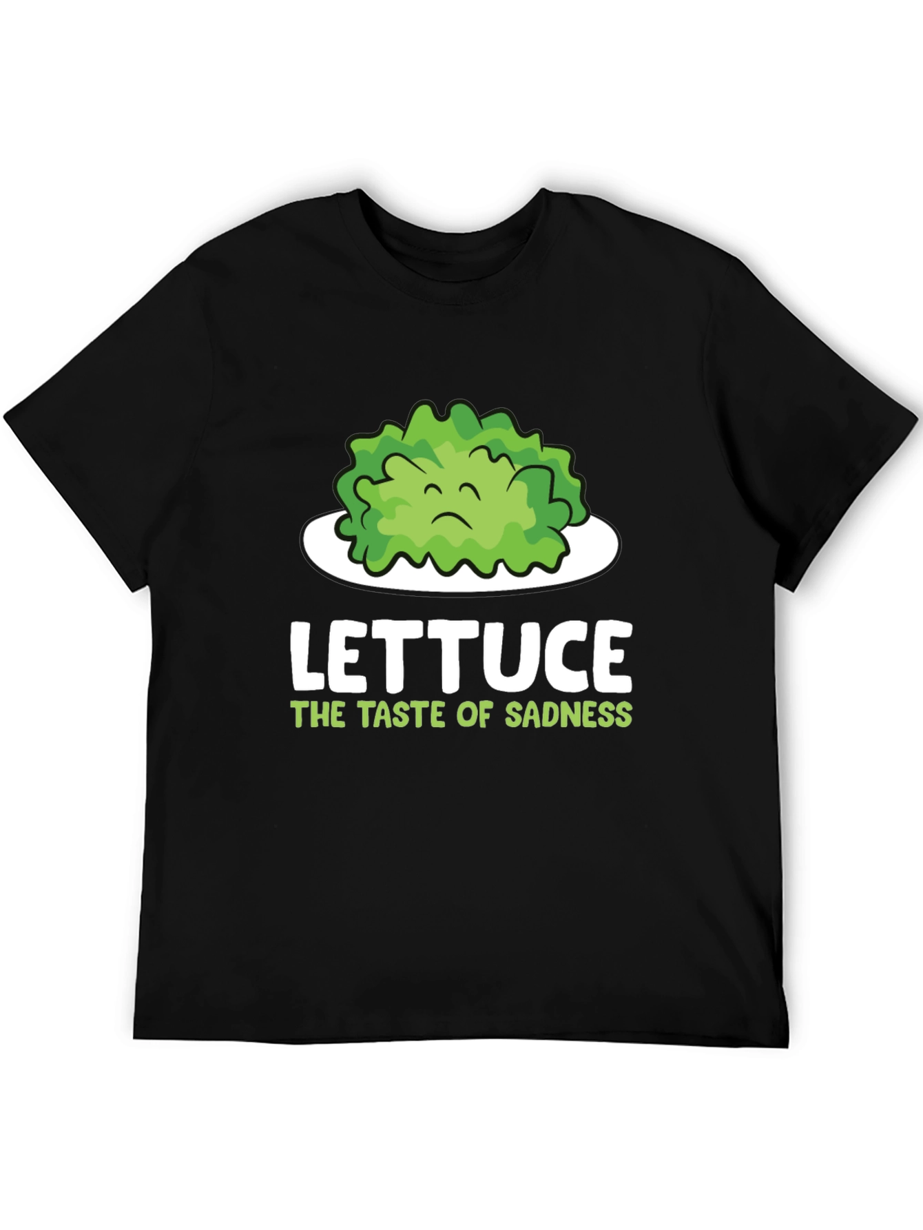 Lettuce Taste of Sadness T-Shirt - Funny Vegan Tee