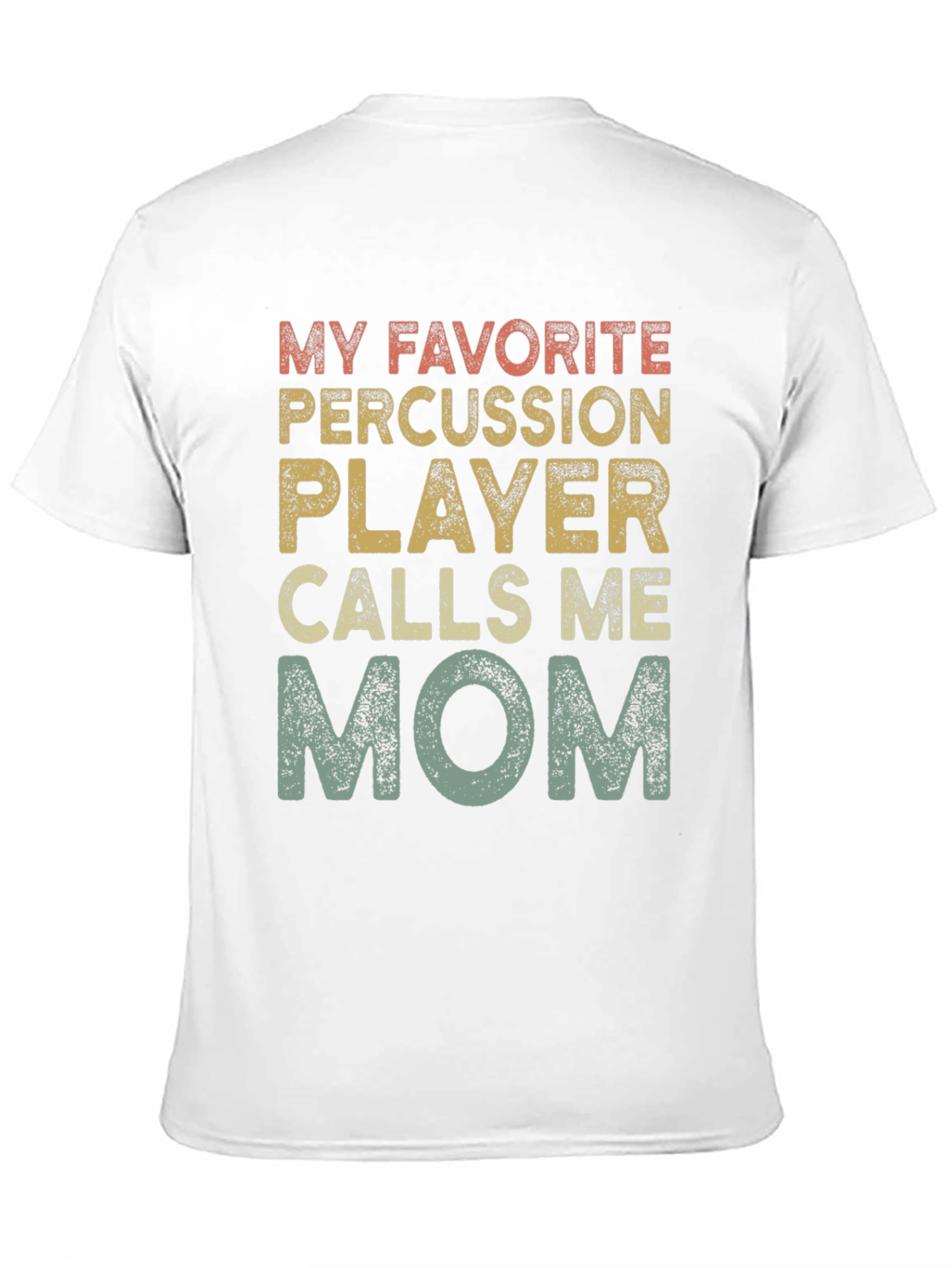 Percussion Player Mom T-Shirt - Band Parent Tee
