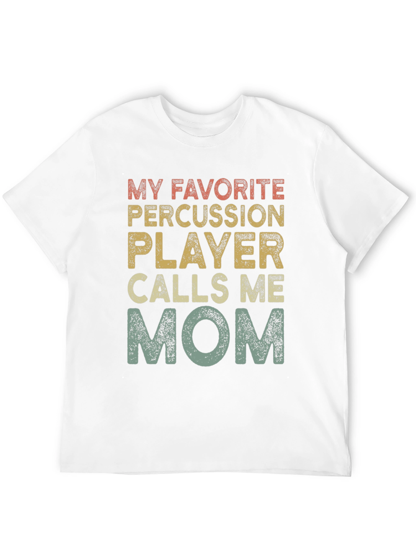 Percussion Player Mom T-Shirt - Band Parent Tee