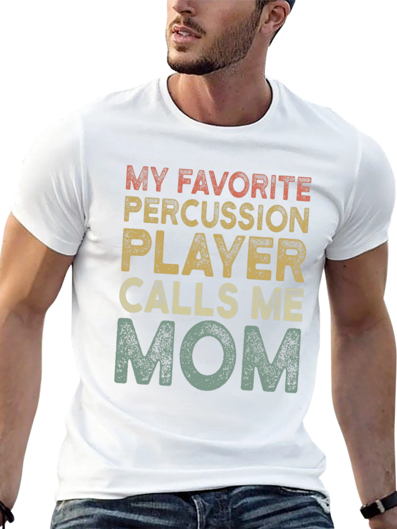 Percussion Player Mom T-Shirt - Band Parent Tee