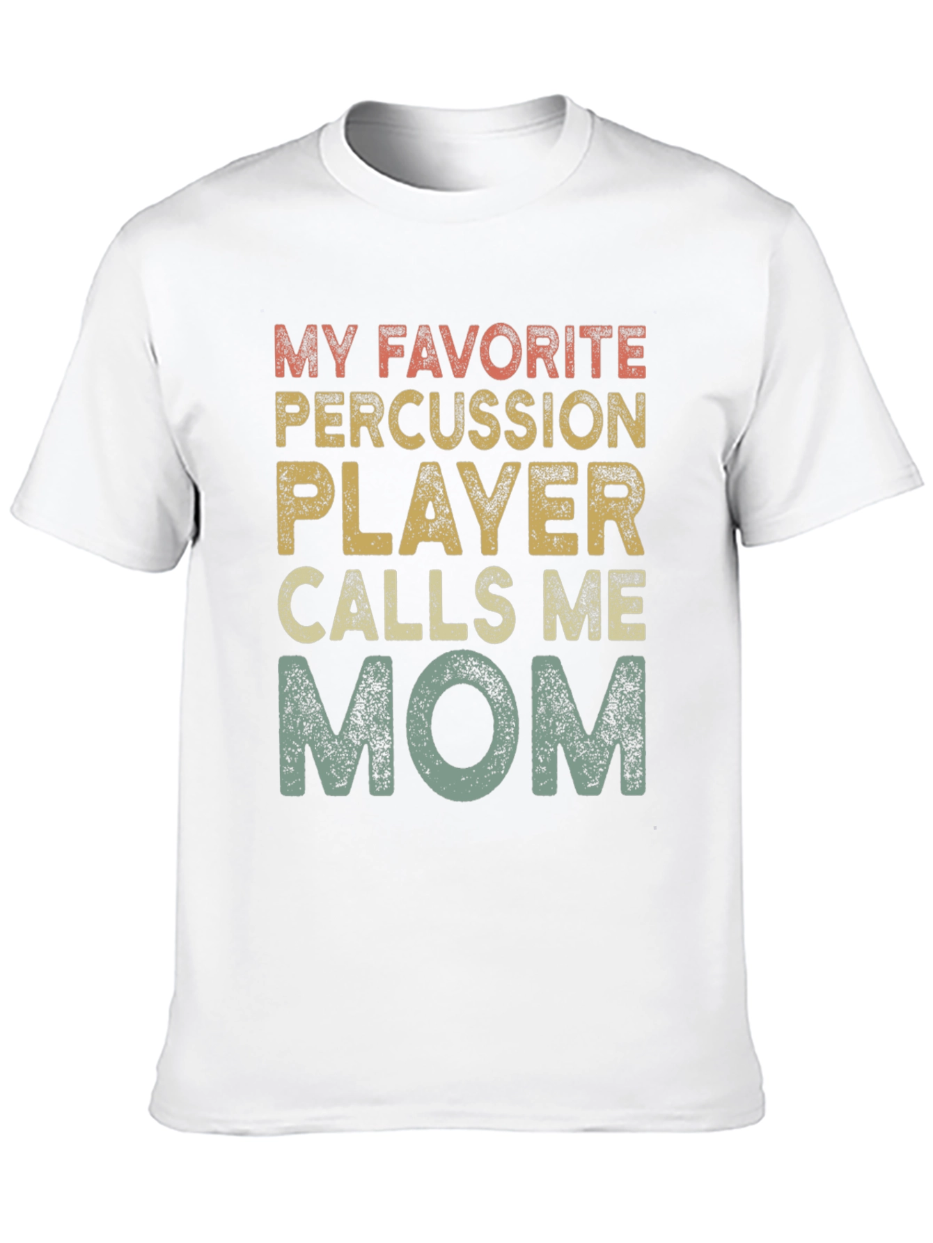 Percussion Player Mom T-Shirt - Band Parent Tee