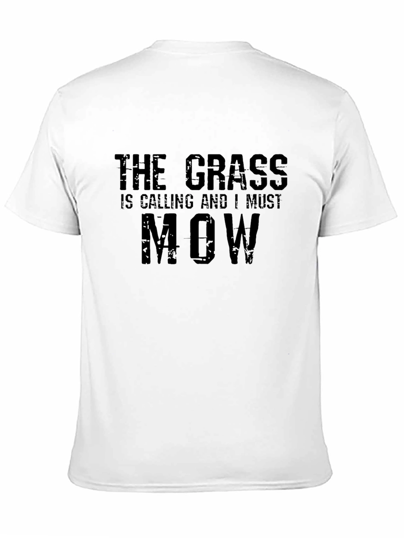 The Grass is Calling T-Shirt - Black Cotton Blend