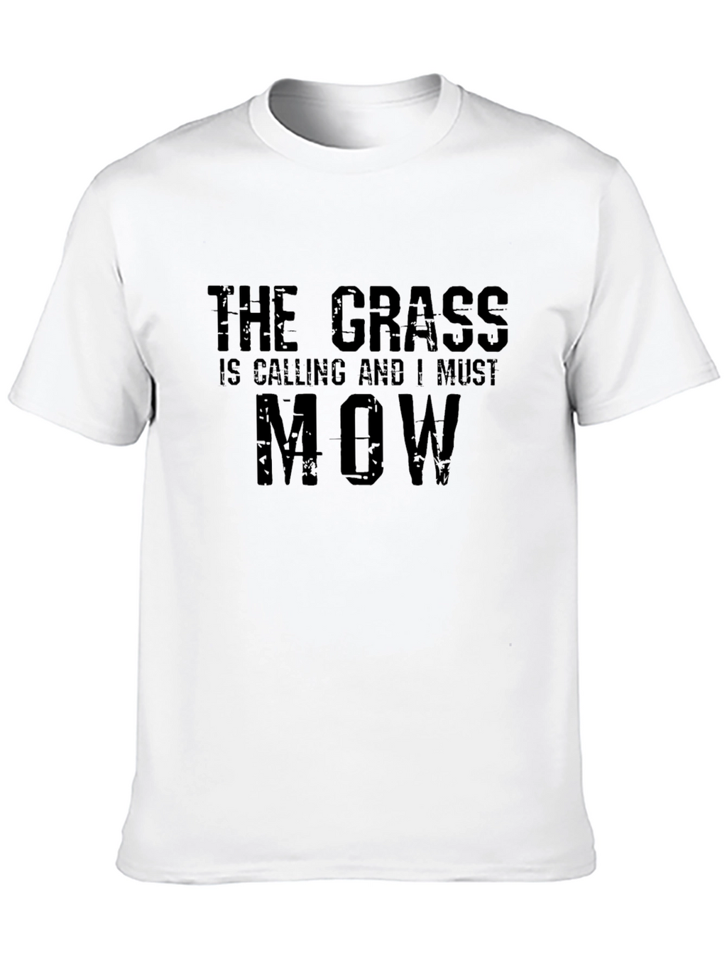 The Grass is Calling T-Shirt - Black Cotton Blend