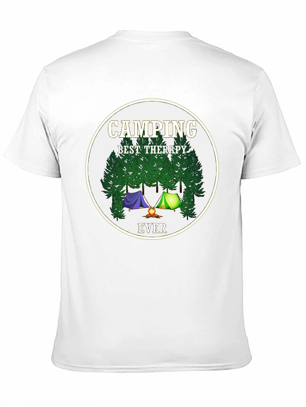 Camping Best Therapy Ever Graphic Tee