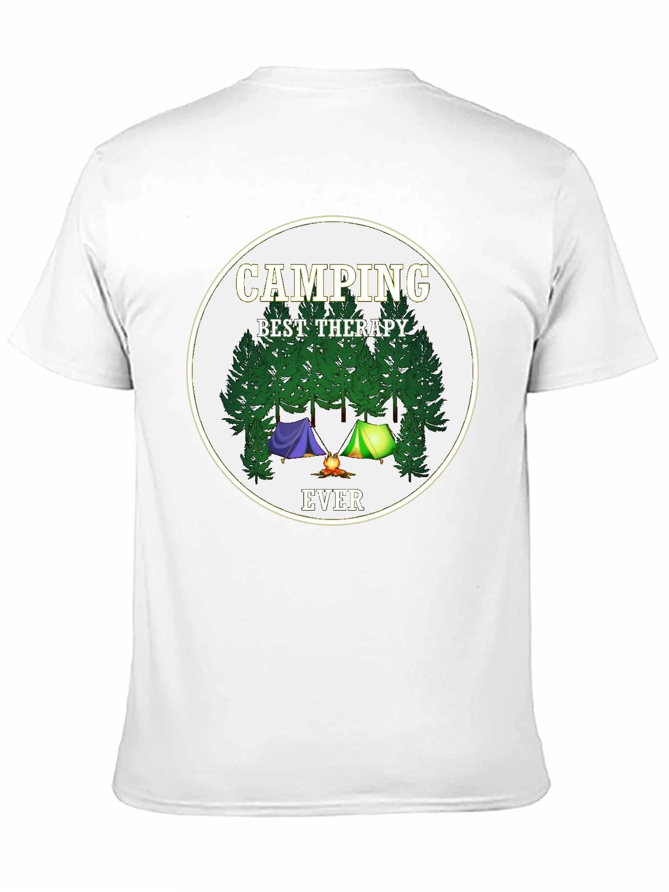 Camping Best Therapy Ever Graphic Tee