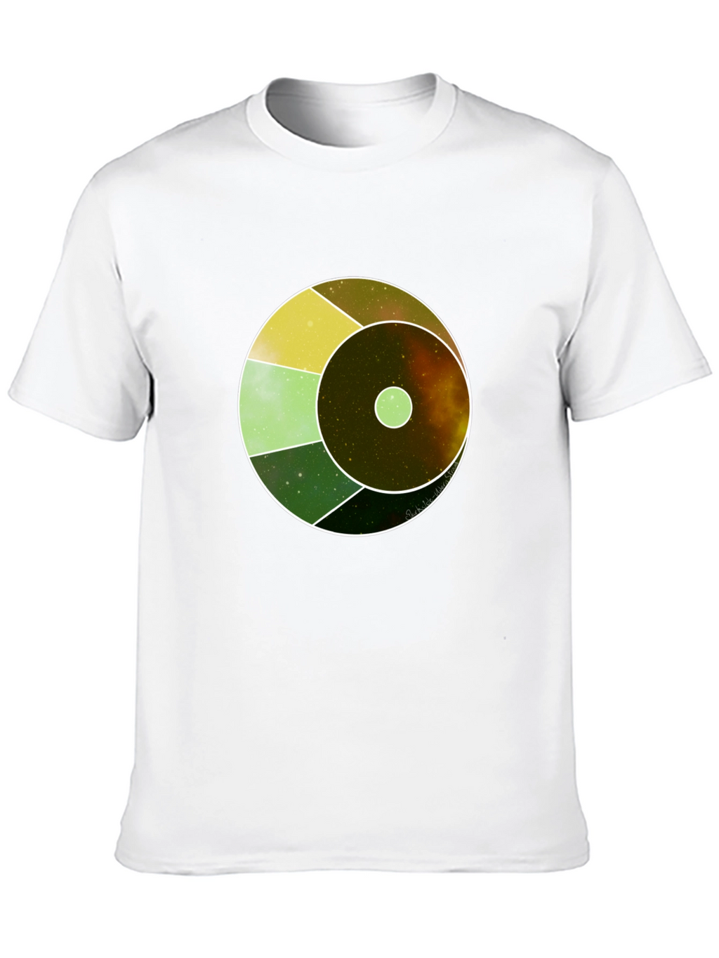 Cosmic Eye Graphic Tee - Black Cotton Blend