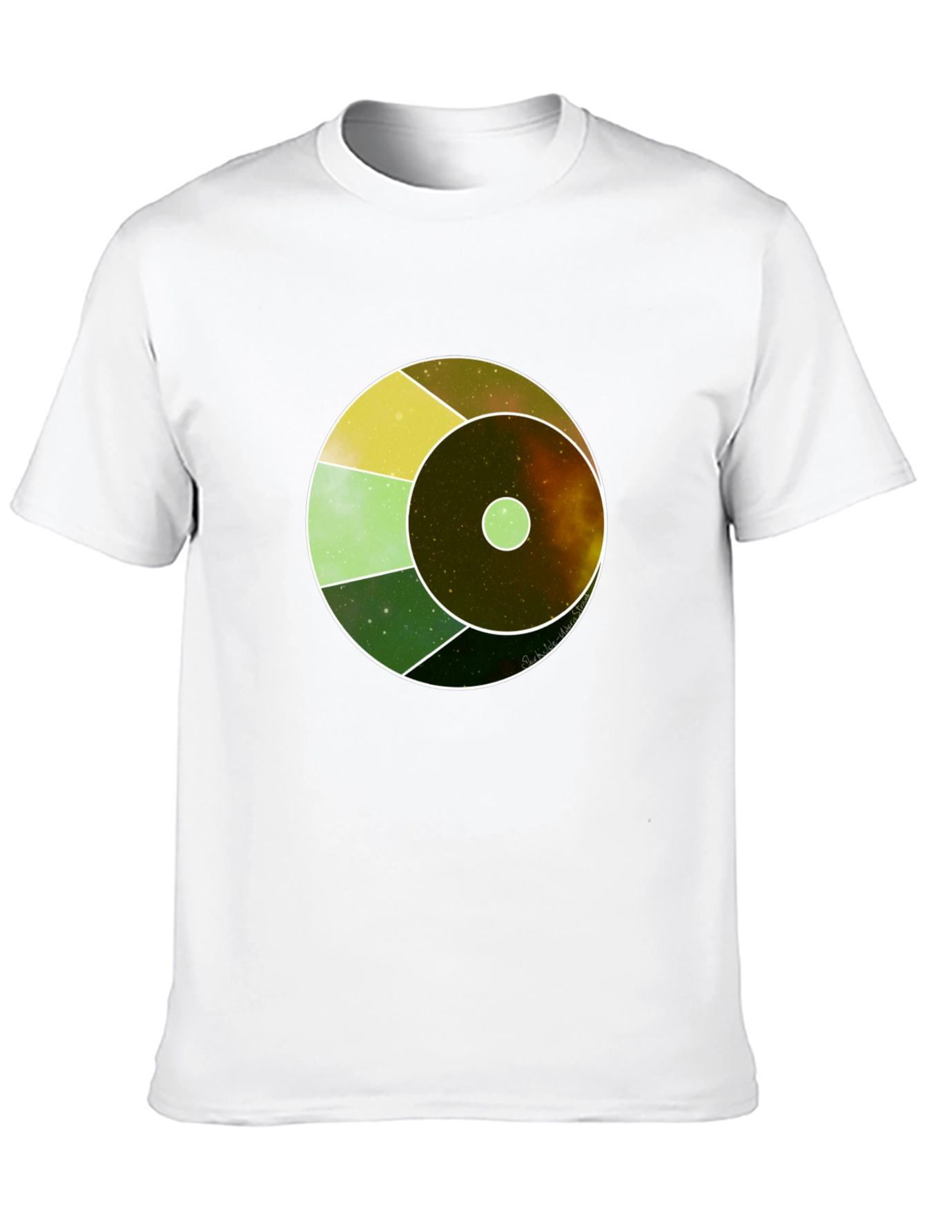 Cosmic Eye Graphic Tee - Black Cotton Blend