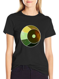 Cosmic Eye Graphic Tee - Black Cotton Blend