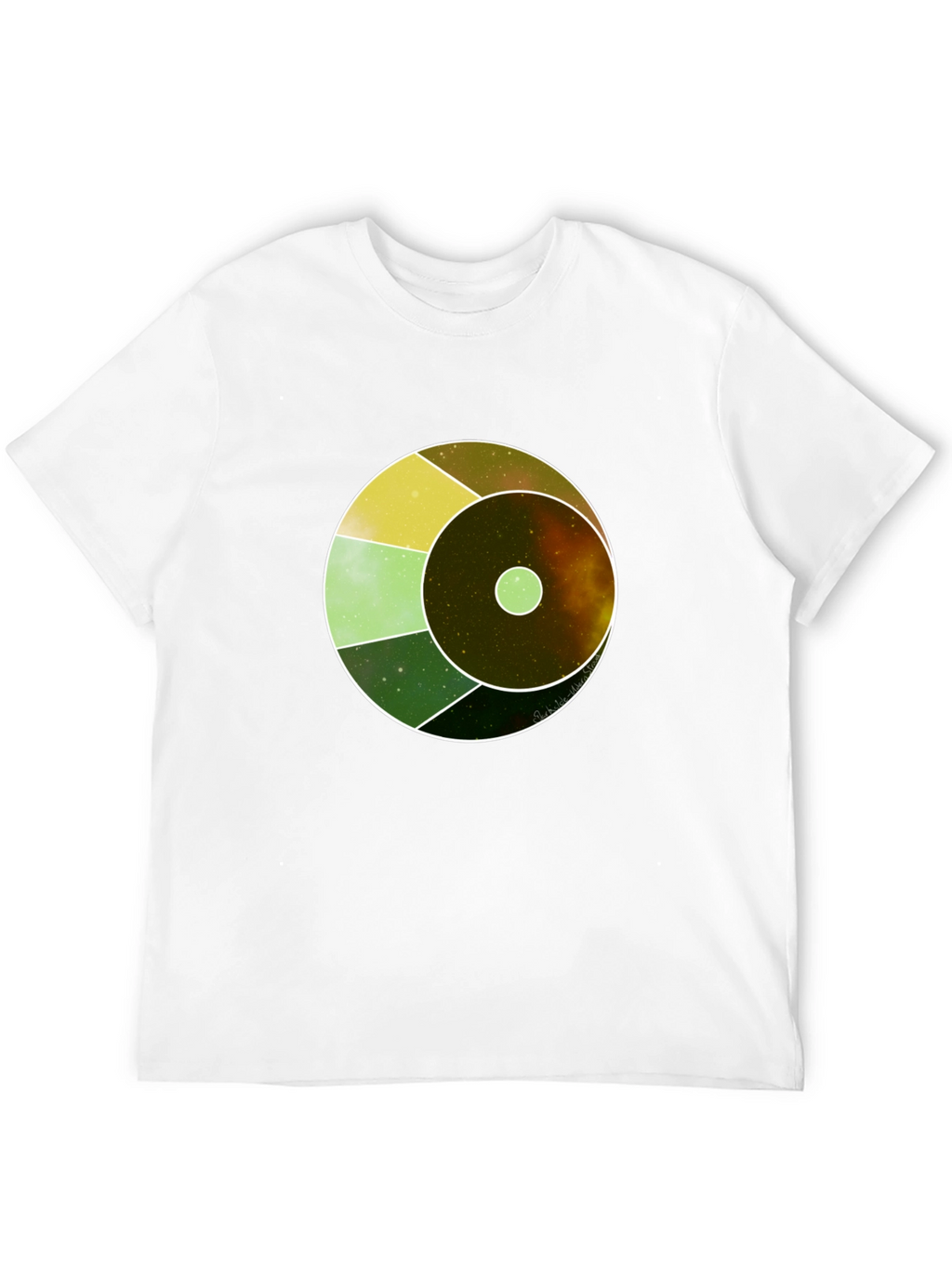 Cosmic Eye Graphic Tee - Black Cotton Blend