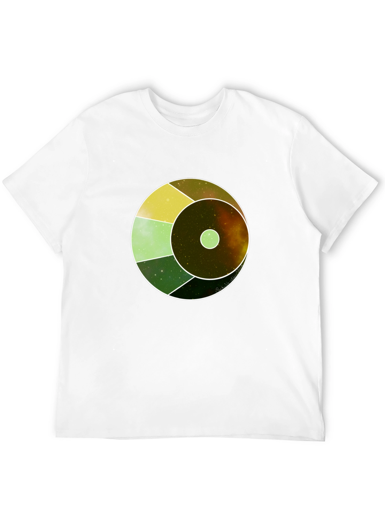 Cosmic Eye Graphic Tee - Black Cotton Blend