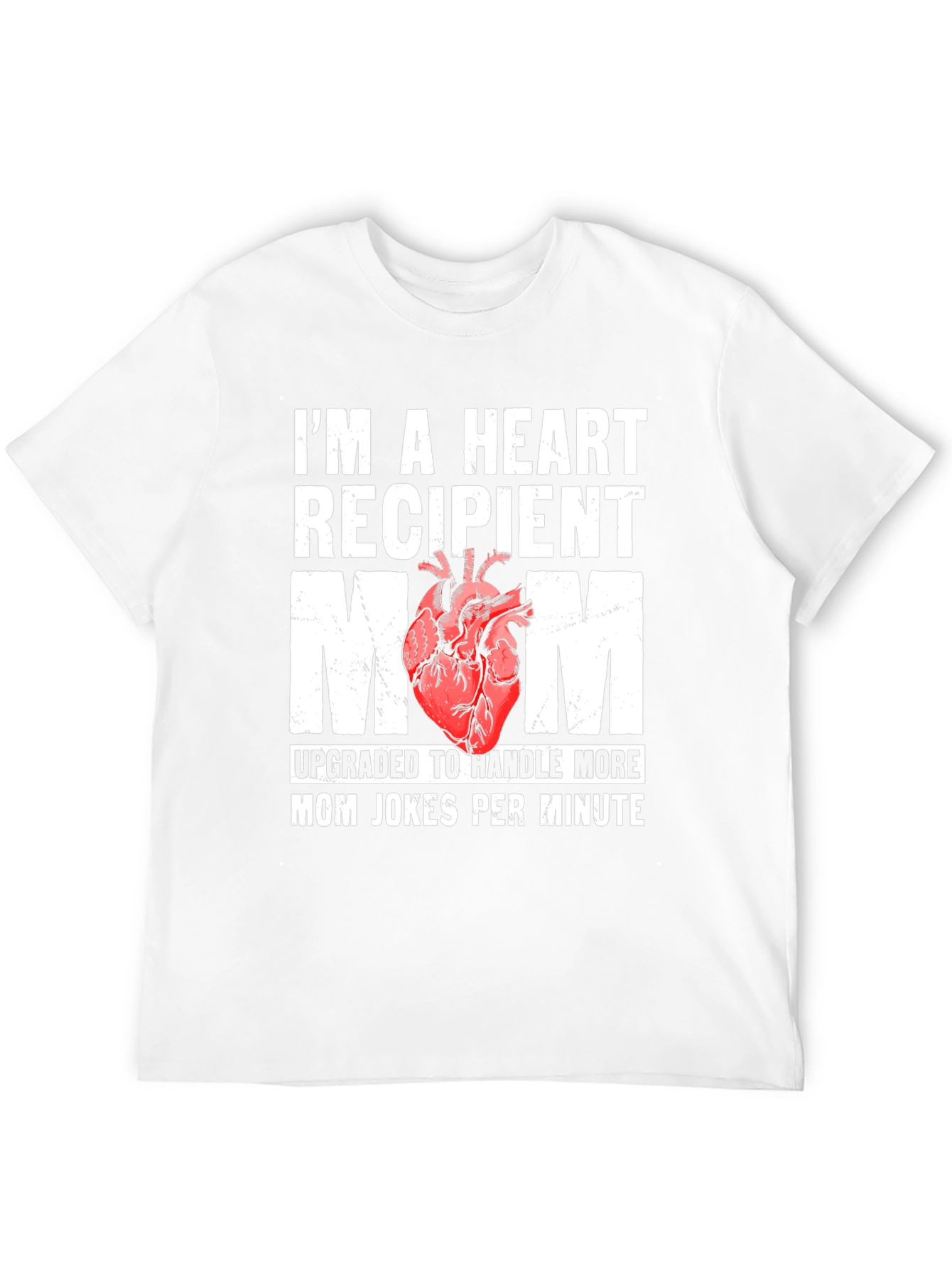 Heart Recipient Mom Graphic T-Shirt