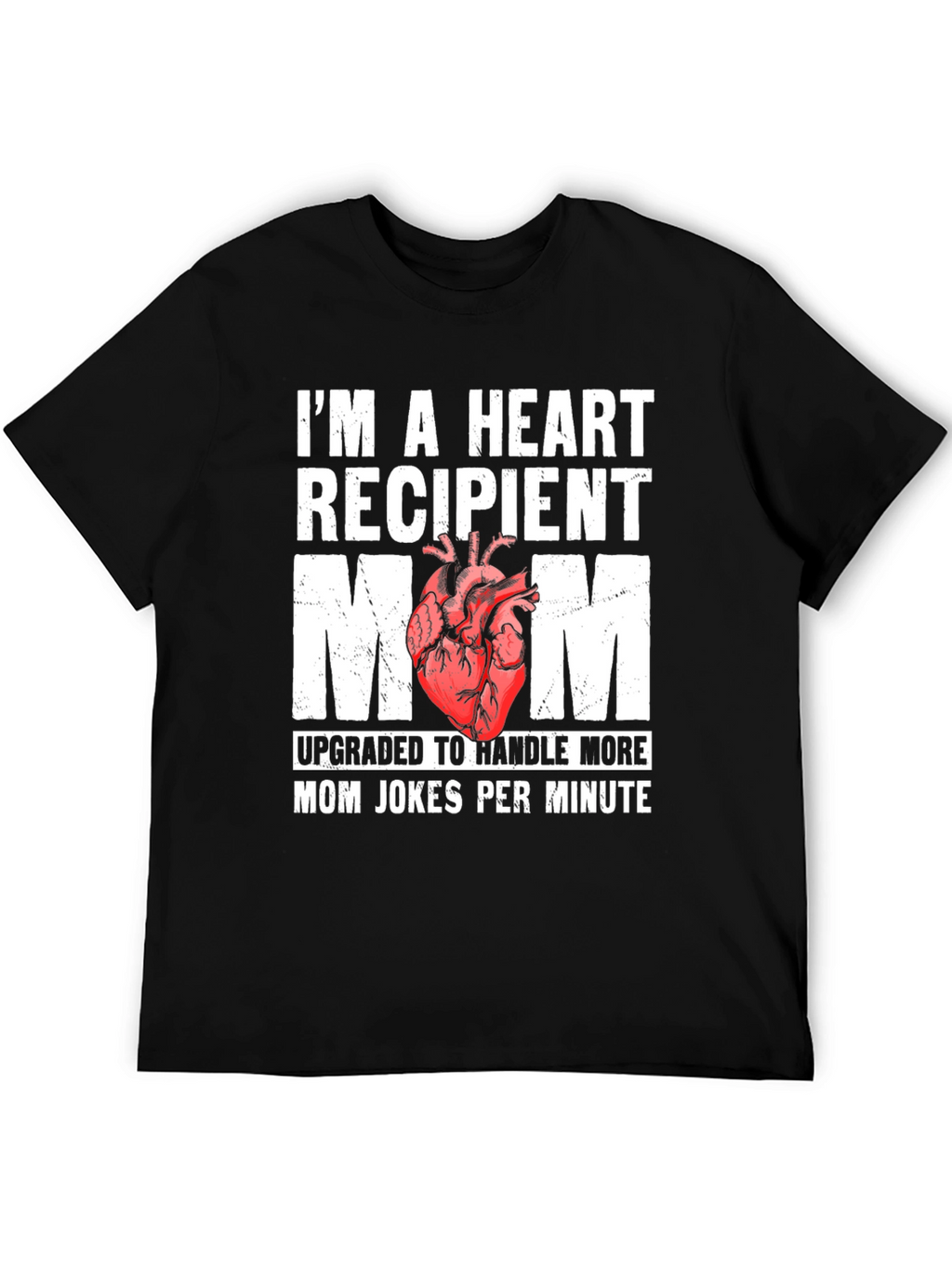 Heart Recipient Mom Graphic T-Shirt