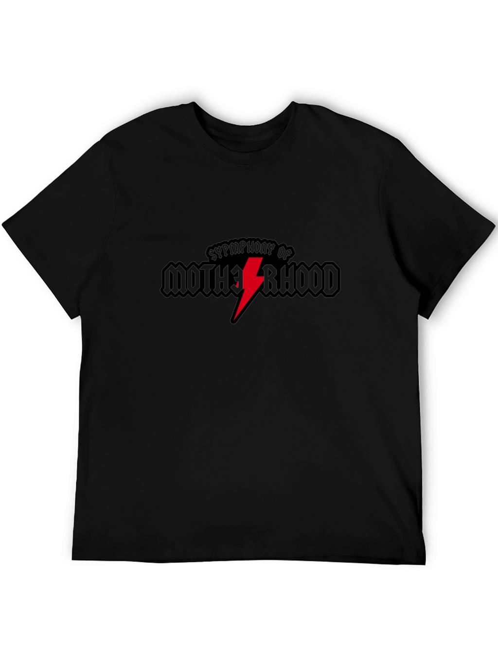 Symphony of Motherhood Black Graphic Tee