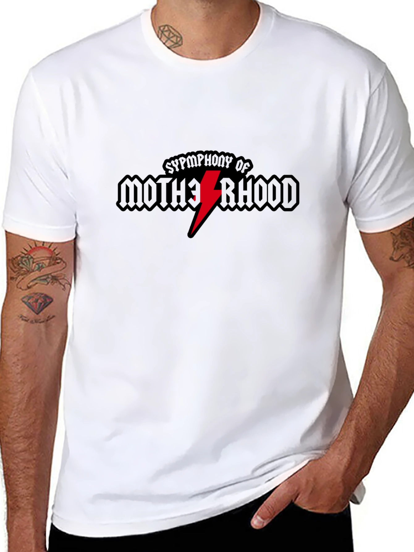 Symphony of Motherhood Black Graphic Tee