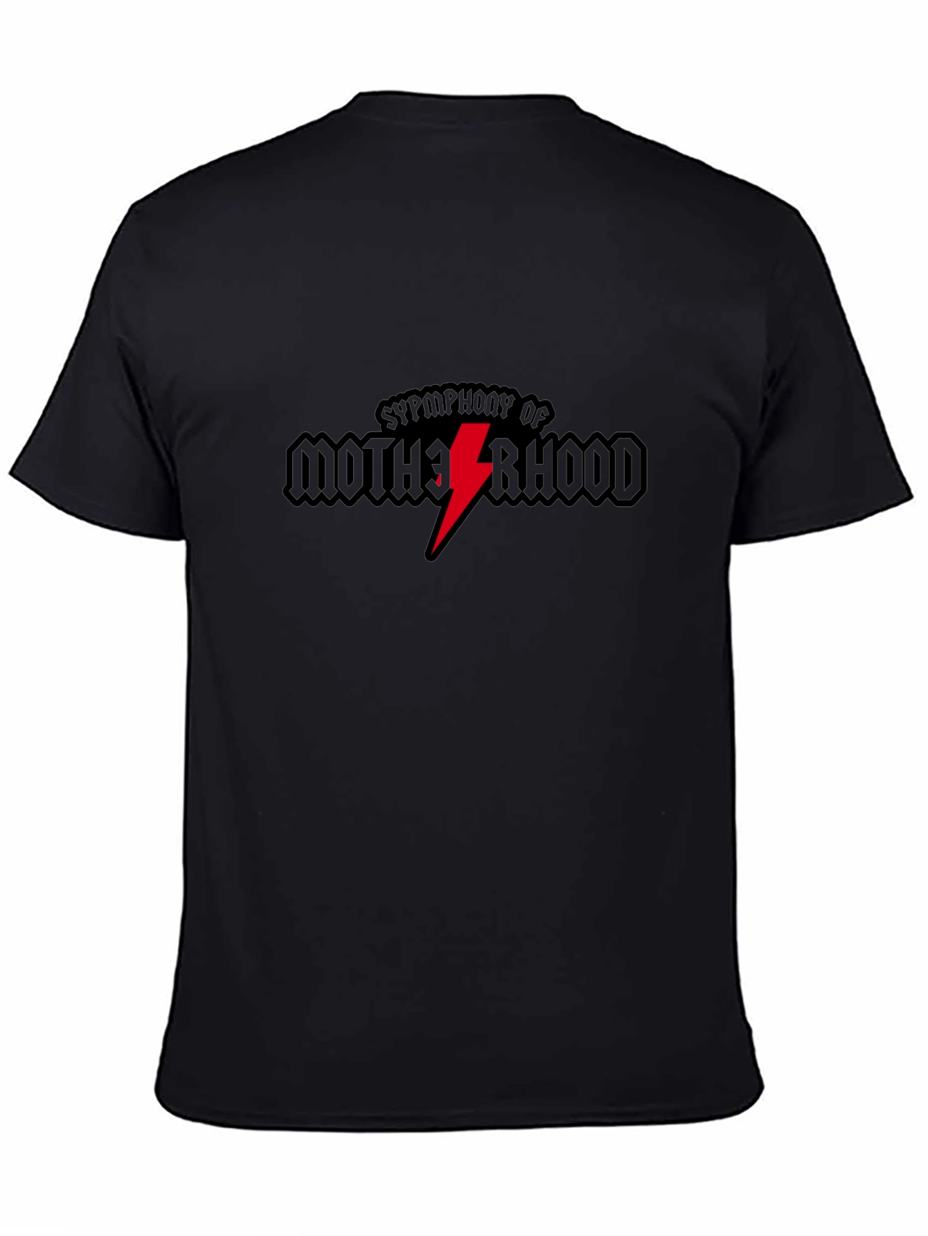 Symphony of Motherhood Black Graphic Tee