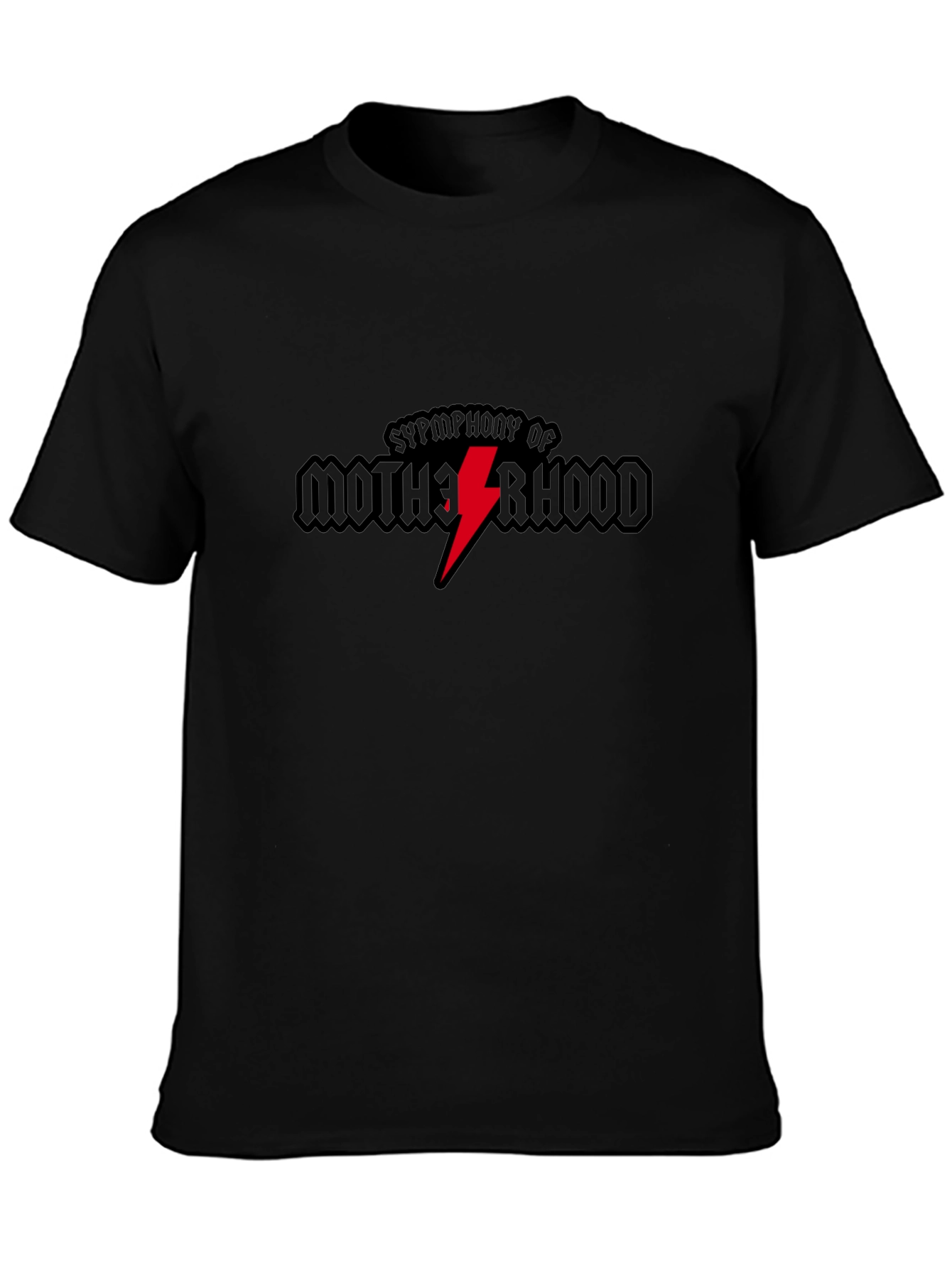 Symphony of Motherhood Black Graphic Tee