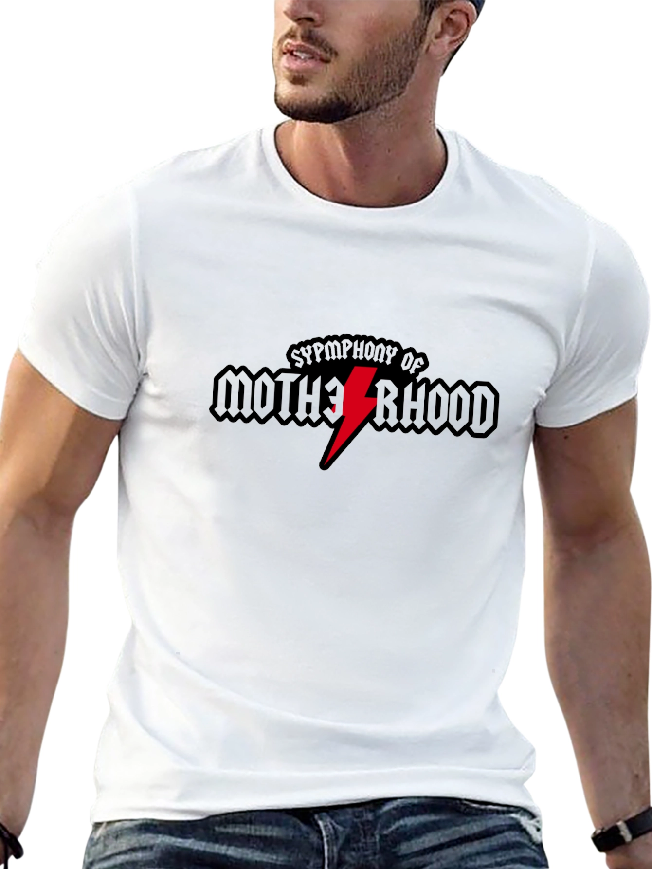 Symphony of Motherhood Black Graphic Tee