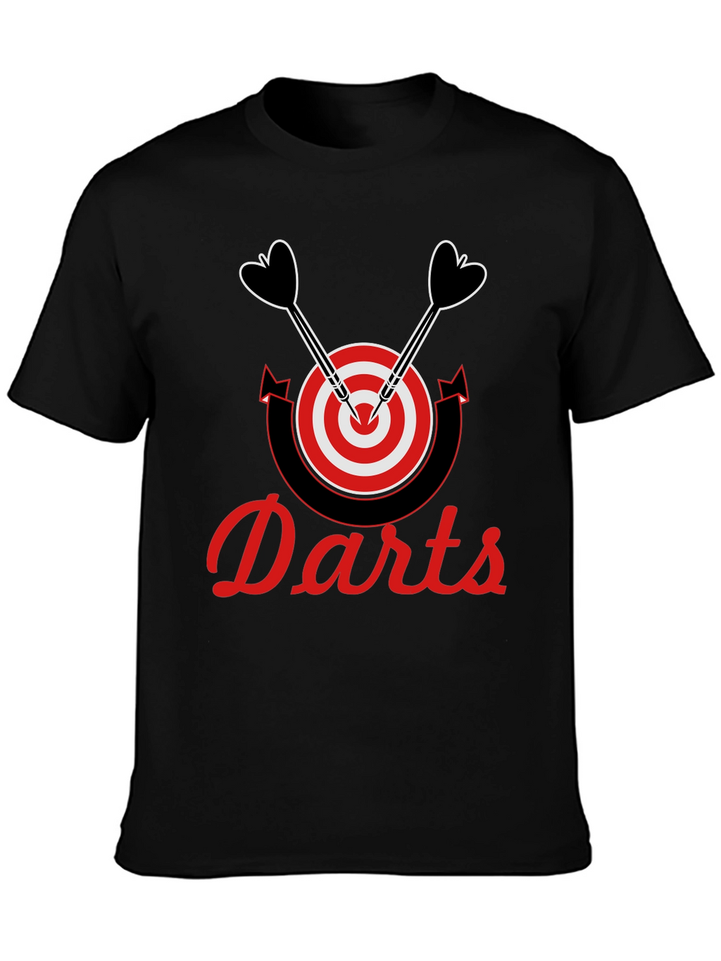 Darts T-Shirt: Target Graphic Tee for Dart Players