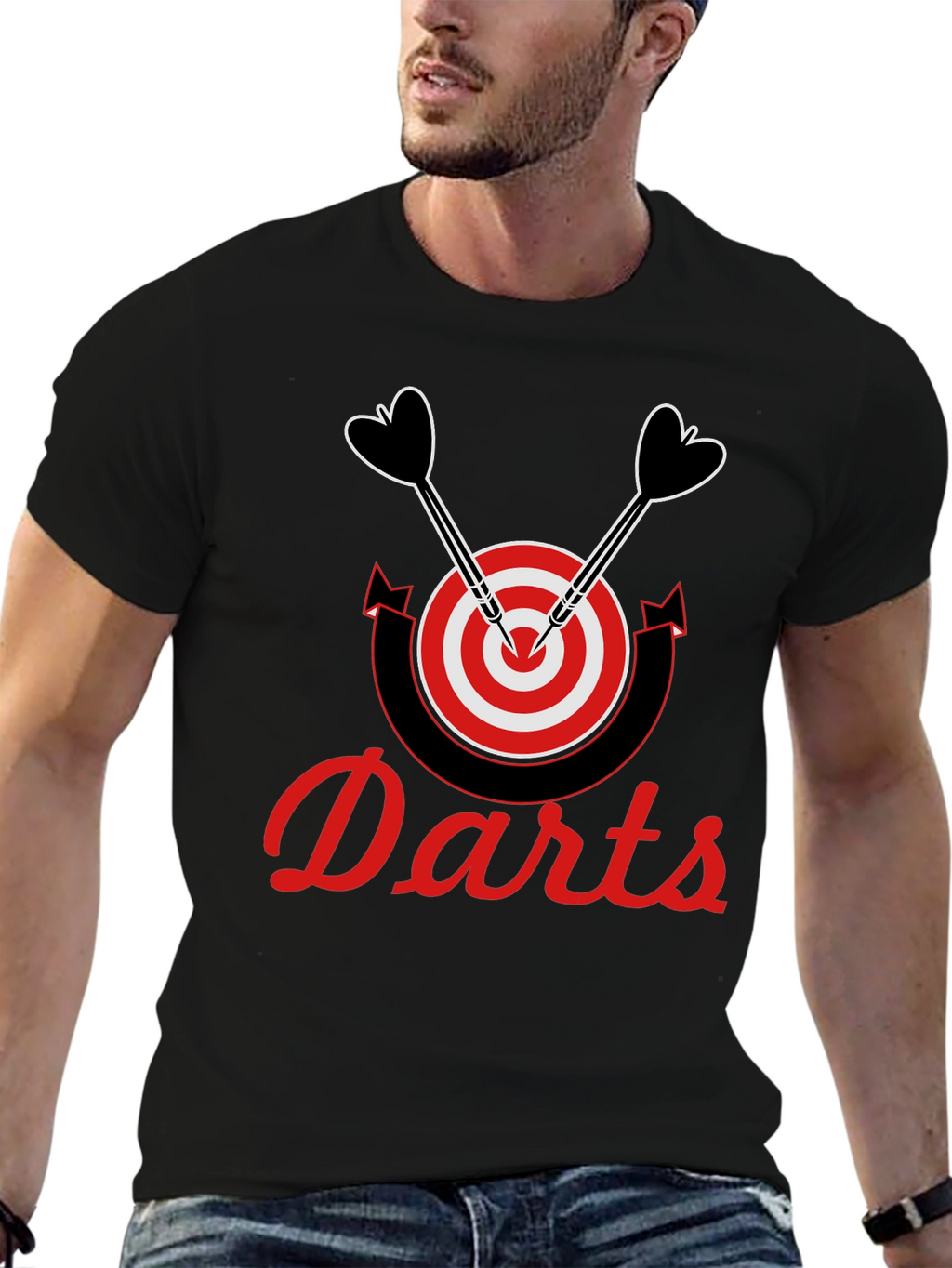 Darts T-Shirt: Target Graphic Tee for Dart Players