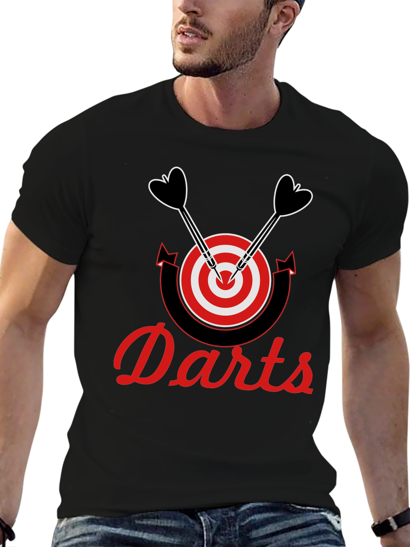 Darts T-Shirt: Target Graphic Tee for Dart Players