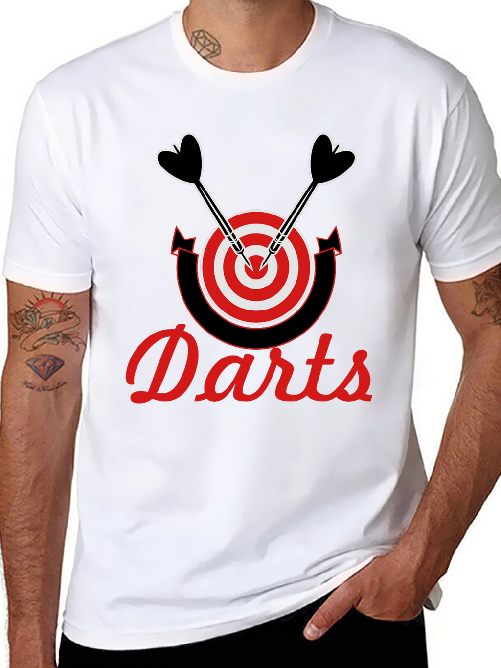 Darts T-Shirt: Target Graphic Tee for Dart Players