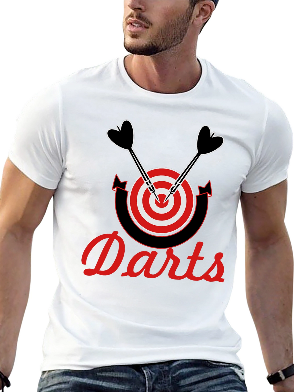 Darts T-Shirt: Target Graphic Tee for Dart Players